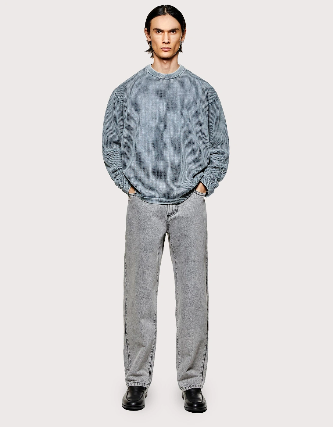 Pigment Dyed Loose Gauge Long Sleeve T-Shirt
