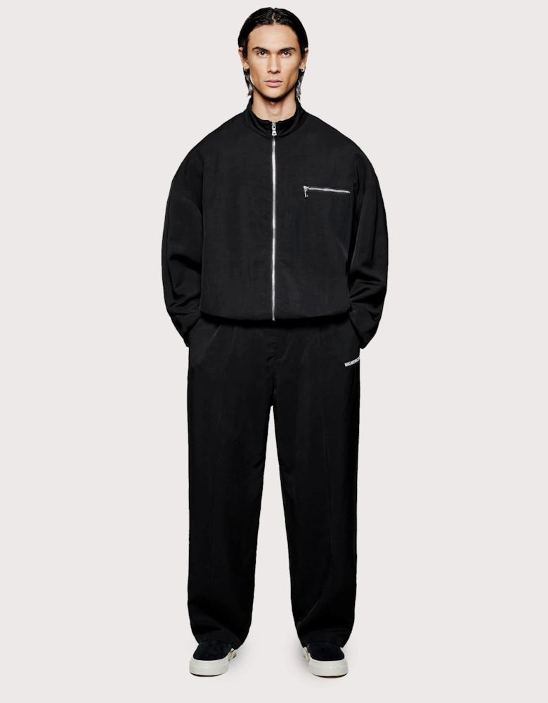 Viscose Linen Track Jacket