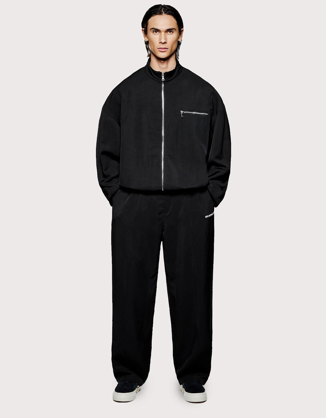 Viscose Linen Track Jacket