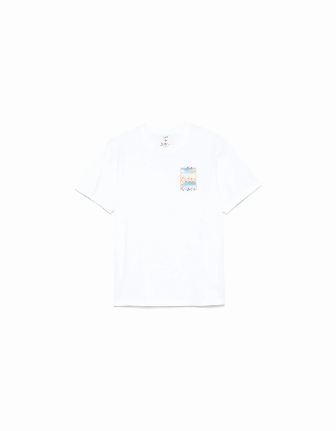 Surreal Pool Printed T-Shirt in White, 5 of 4
