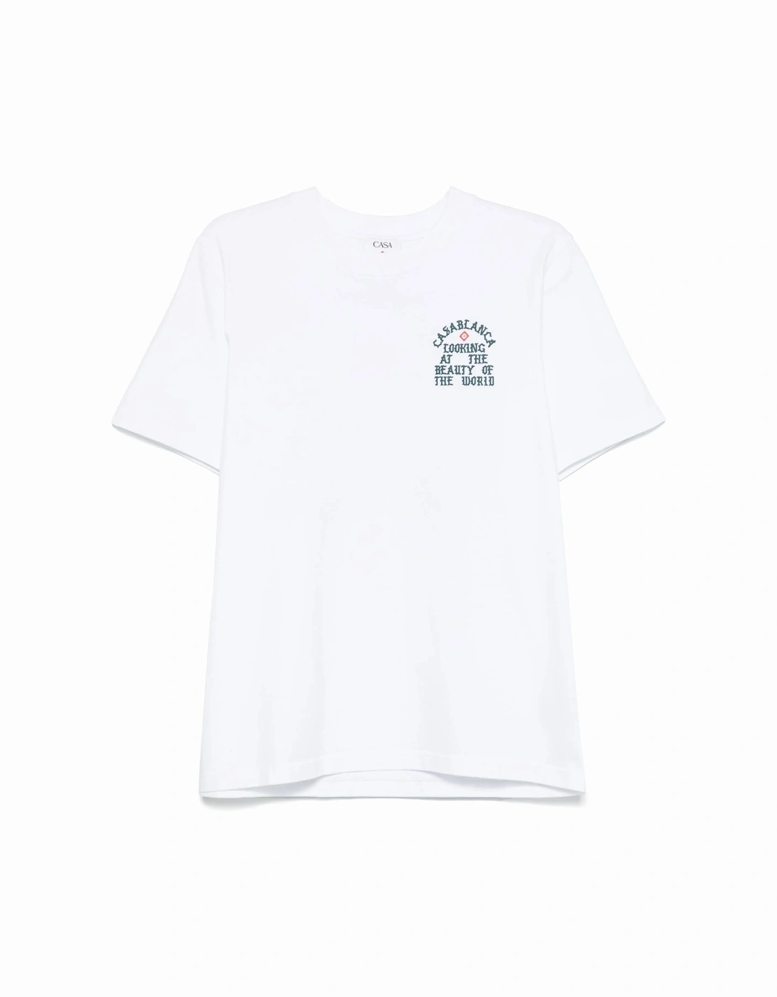 Looking at the Beauty of the World Printed T-Shirt in White, 5 of 4