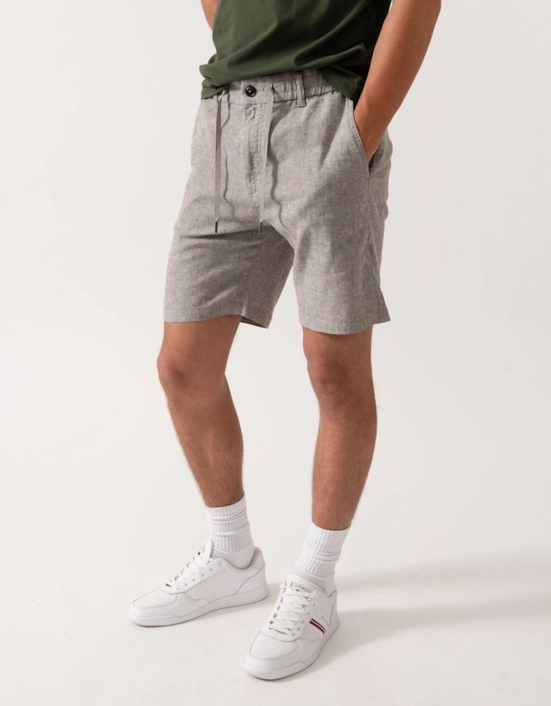 BOSS Orange Mens Tapered Chino Shorts - Open Beige 294