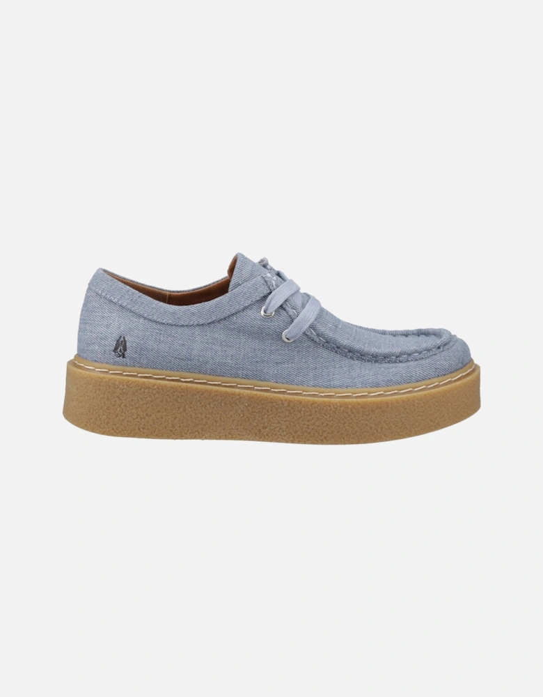Bridie Textile Mocc Toe Women's Shoes in Denim