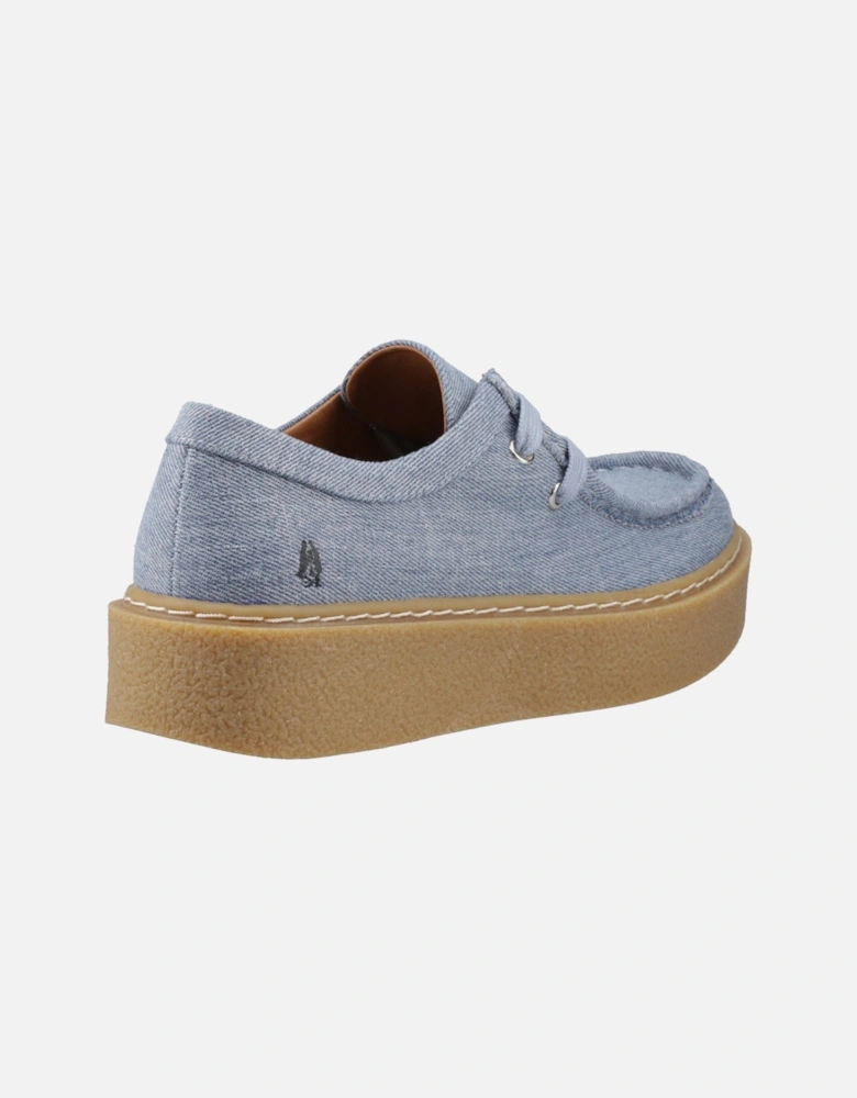 Bridie Textile Mocc Toe Women's Shoes in Denim