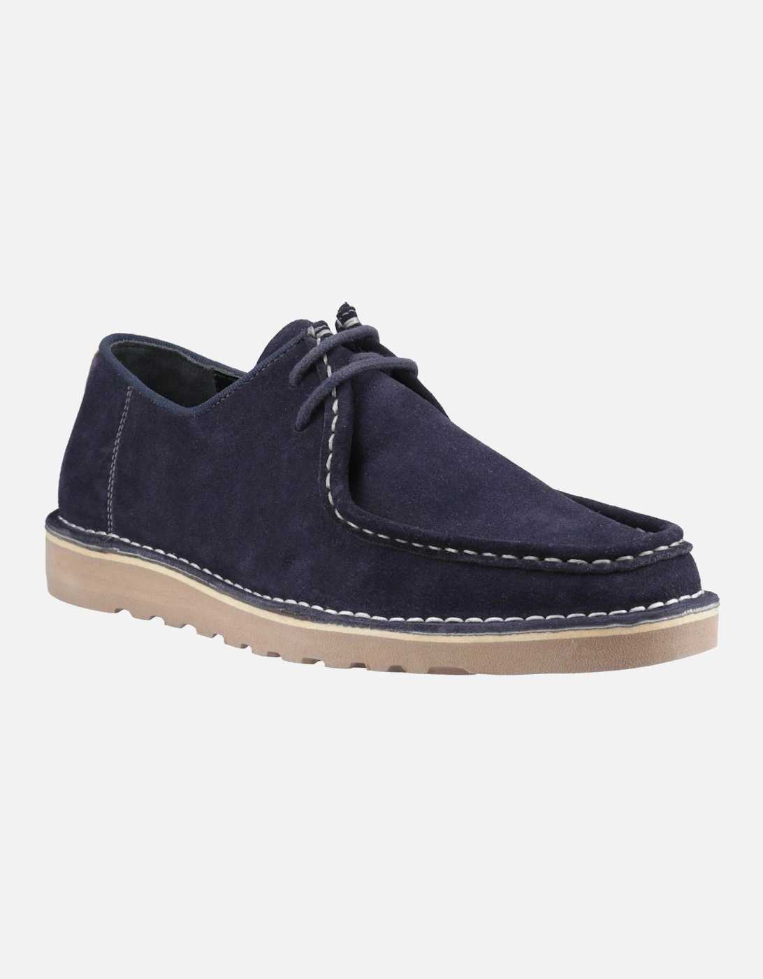 Otis Lace Up Mens Shoes in Navy, 6 of 5