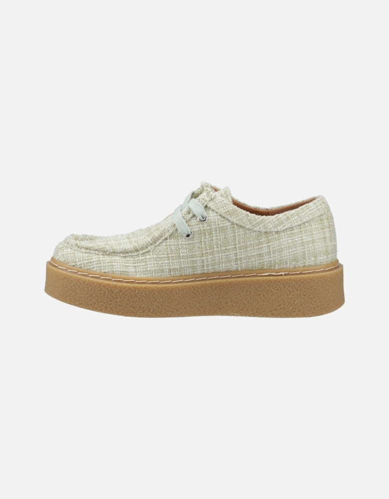 Bridie Textile Mocc Toe Women's Shoes in Mint