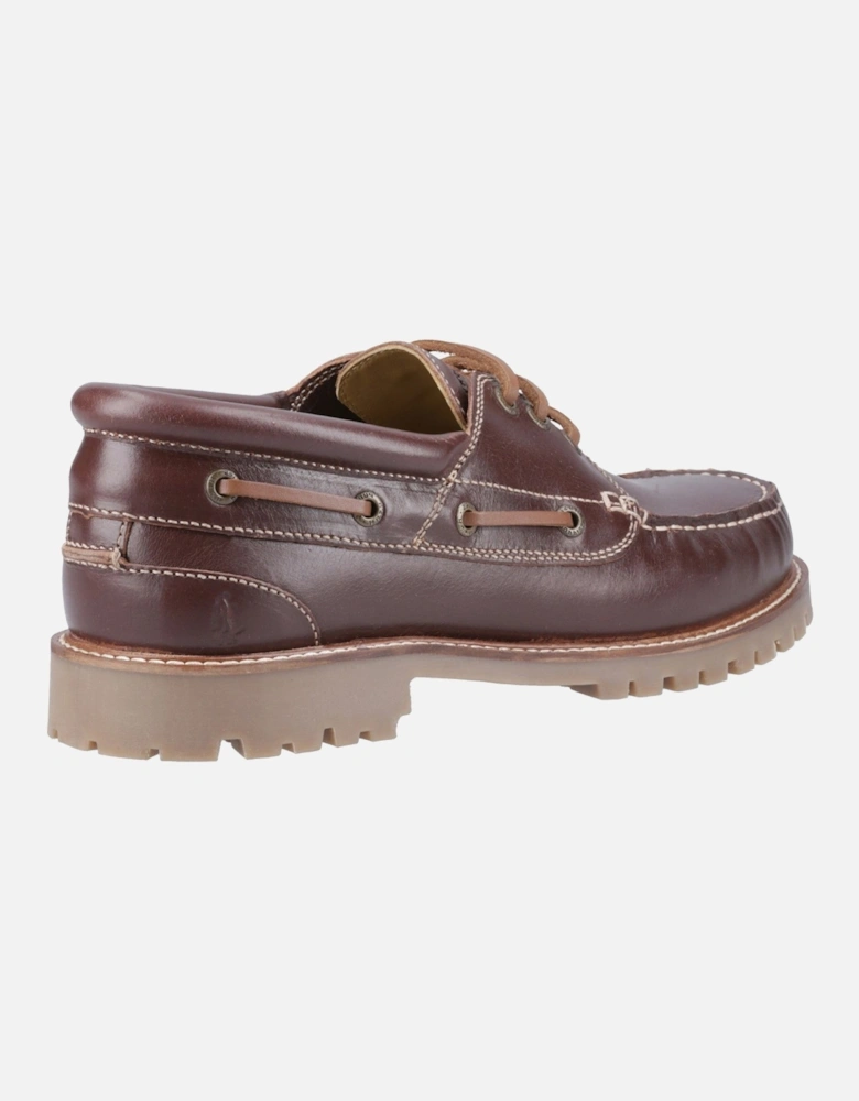Weston Boat Shoe Mens Shoes in Brown