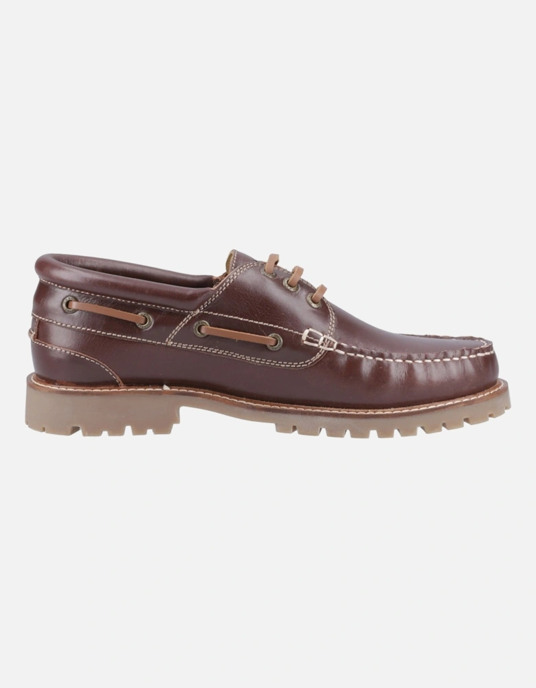 Weston Boat Shoe Mens Shoes in Brown