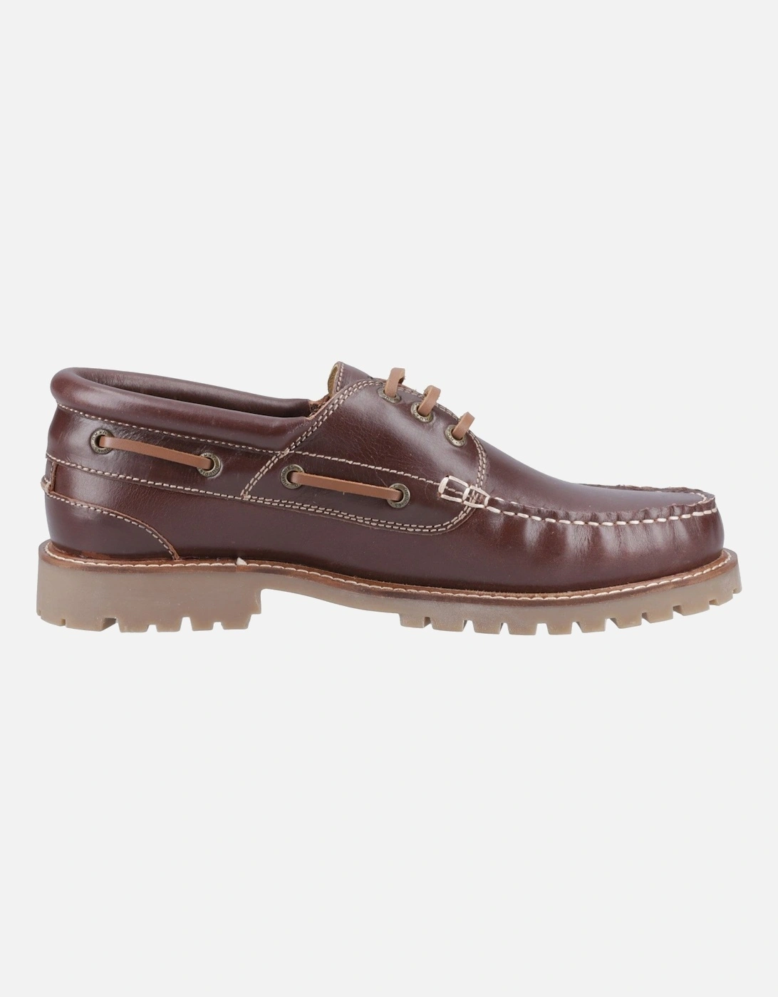 Weston Boat Shoe Mens Shoes in Brown