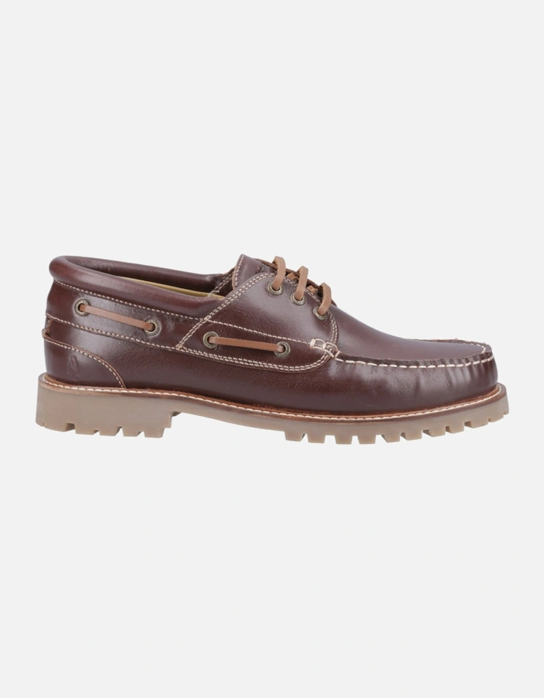 Weston Boat Shoe Mens Shoes in Brown