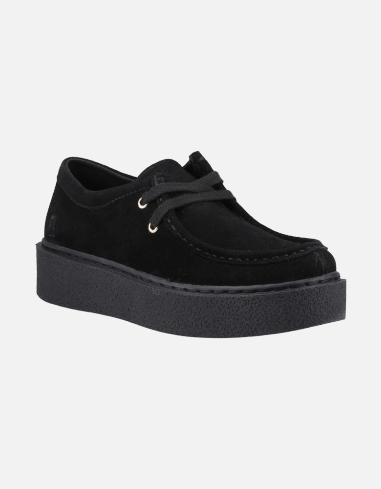 Bridie Suede Mocc Toe Women's Shoes in Black