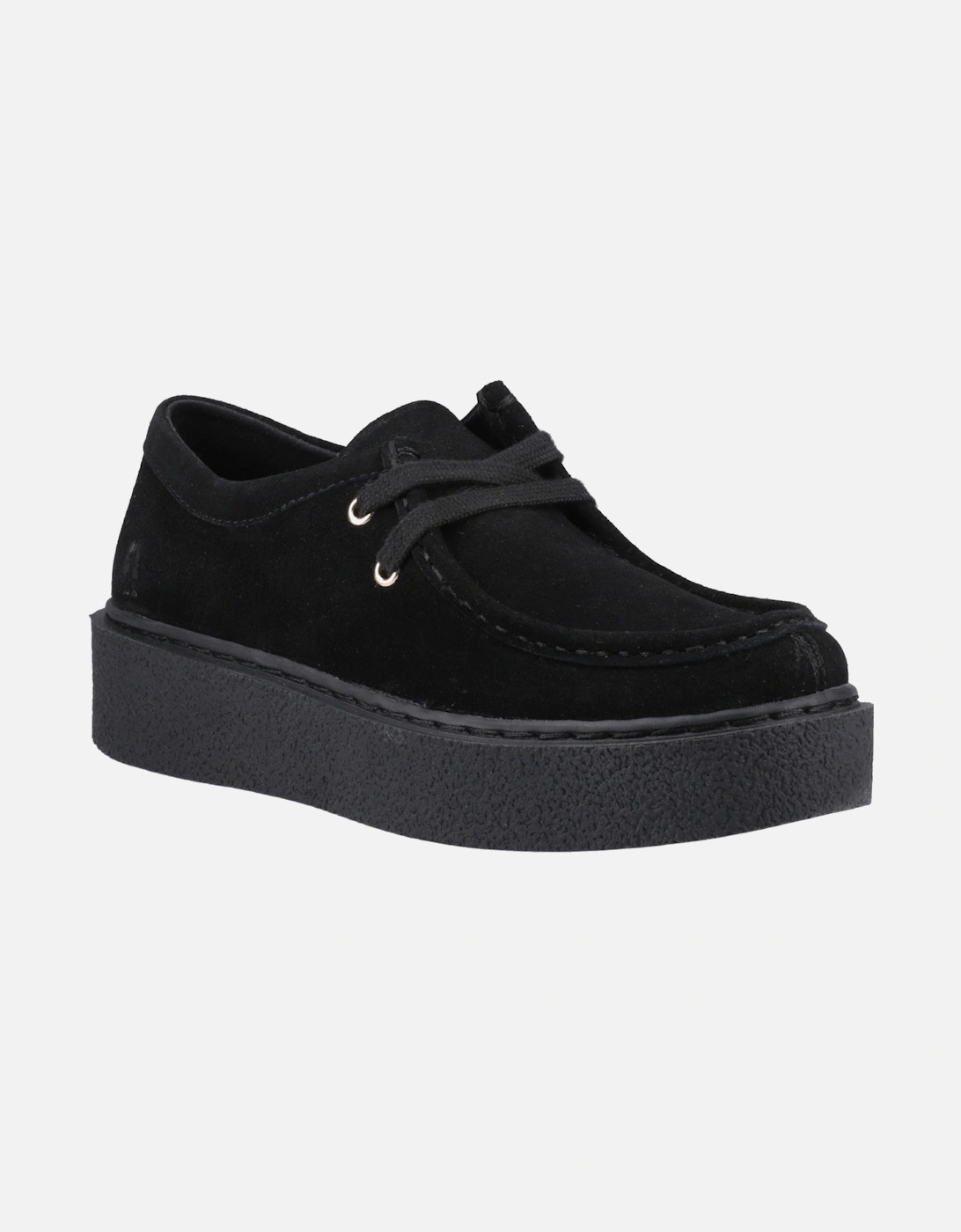 Bridie Suede Mocc Toe Women's Shoes in Black, 6 of 5
