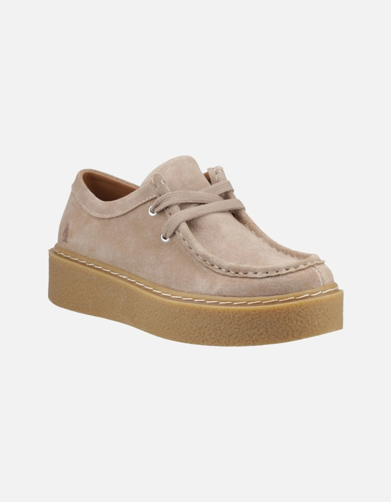 Bridie Suede Mocc Toe Women's Shoes in Taupe