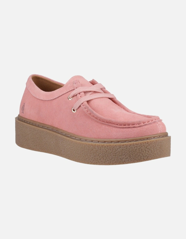 Bridie Suede Mocc Toe Women's Shoes in Pink