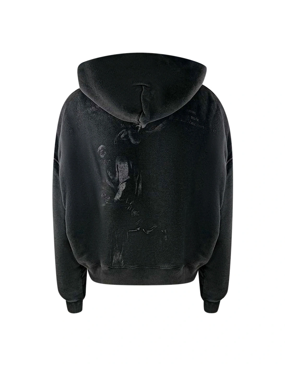 St Matthew Black Oversized Hoodie