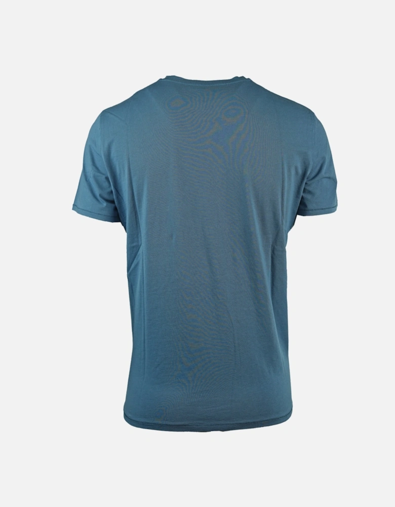 Bold Motif Blue T-Shirt