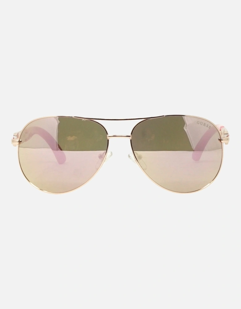 Bold Arms Rose Gold Sunglasses