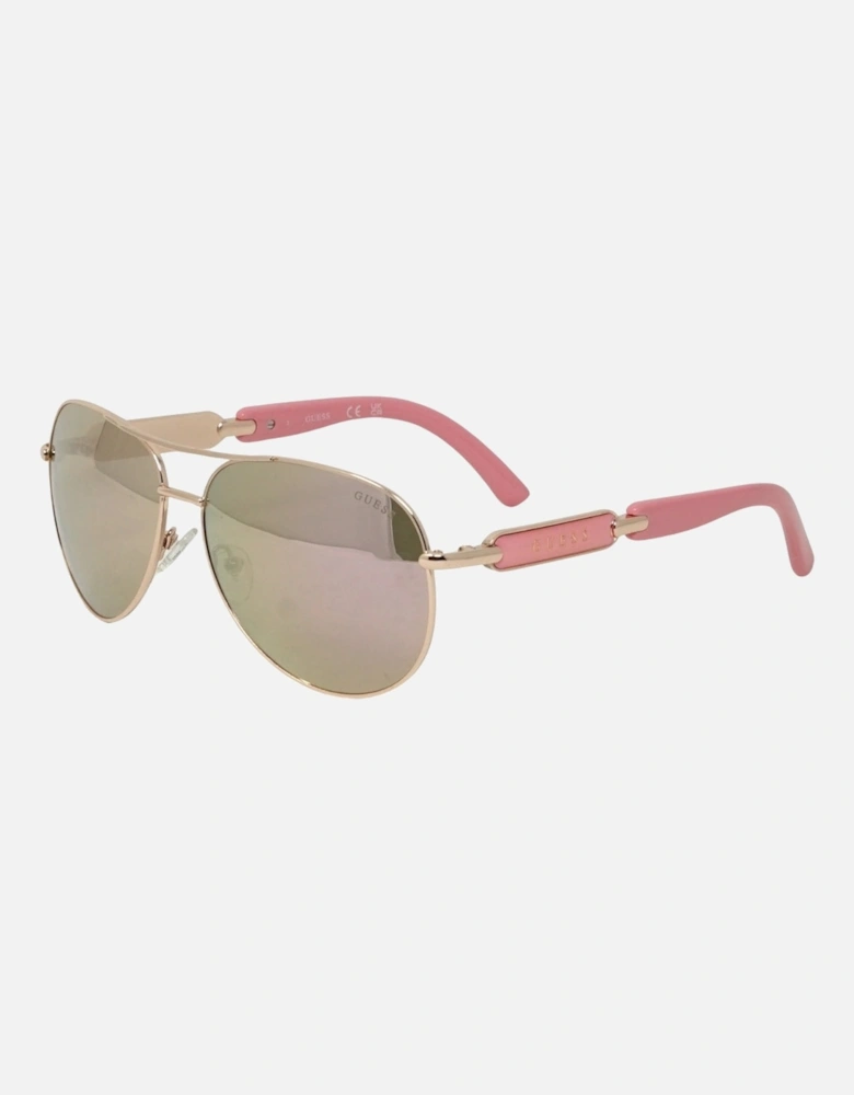 Bold Arms Rose Gold Sunglasses