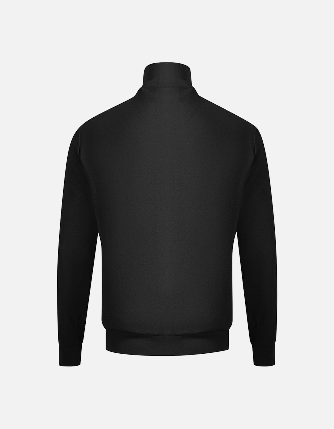 Lyle & Scott Zip Up Ottoman Black Track Jacket