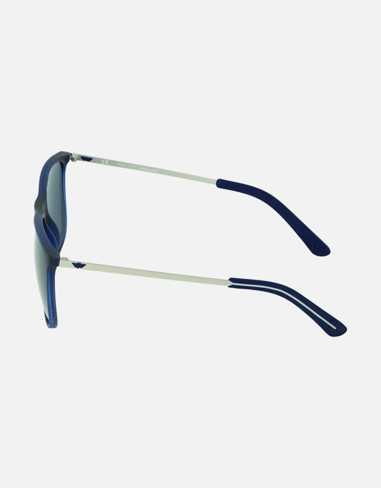 Blue Front Silver Sunglasses