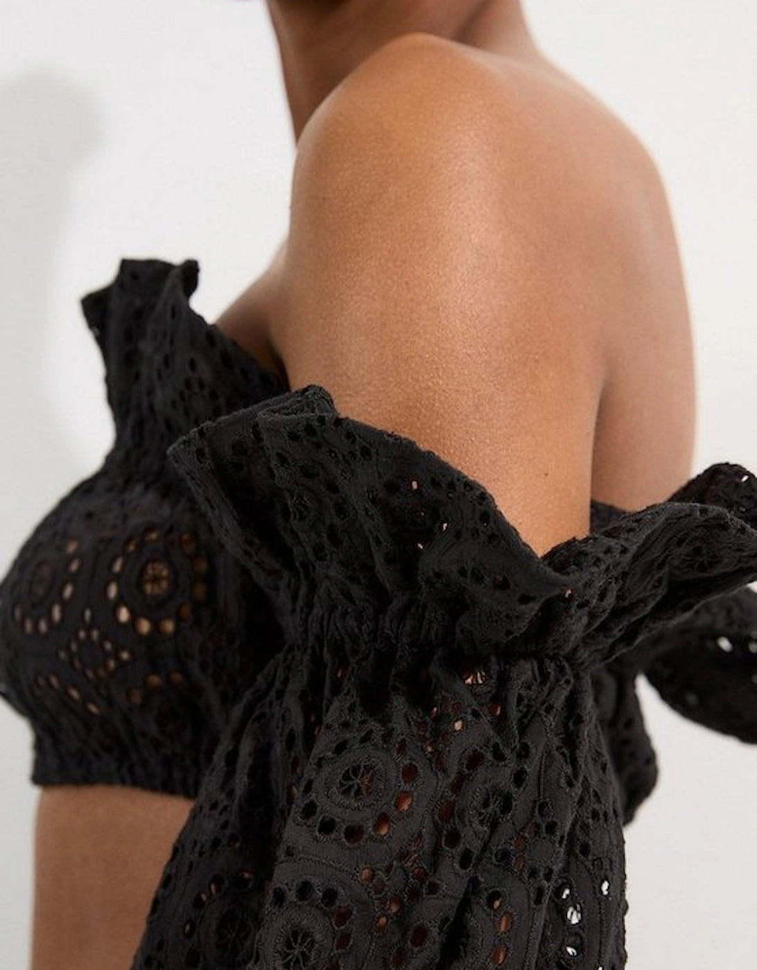Beach Woven Bardot Beach Top