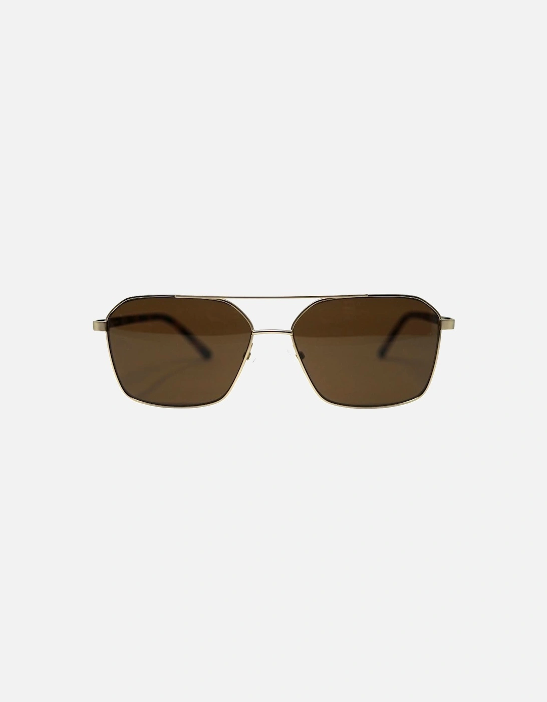 Havana Brown Arms Gold Sunglasses, 4 of 3
