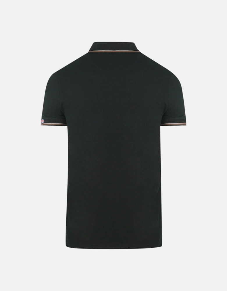 A Logo Black Polo Shirt