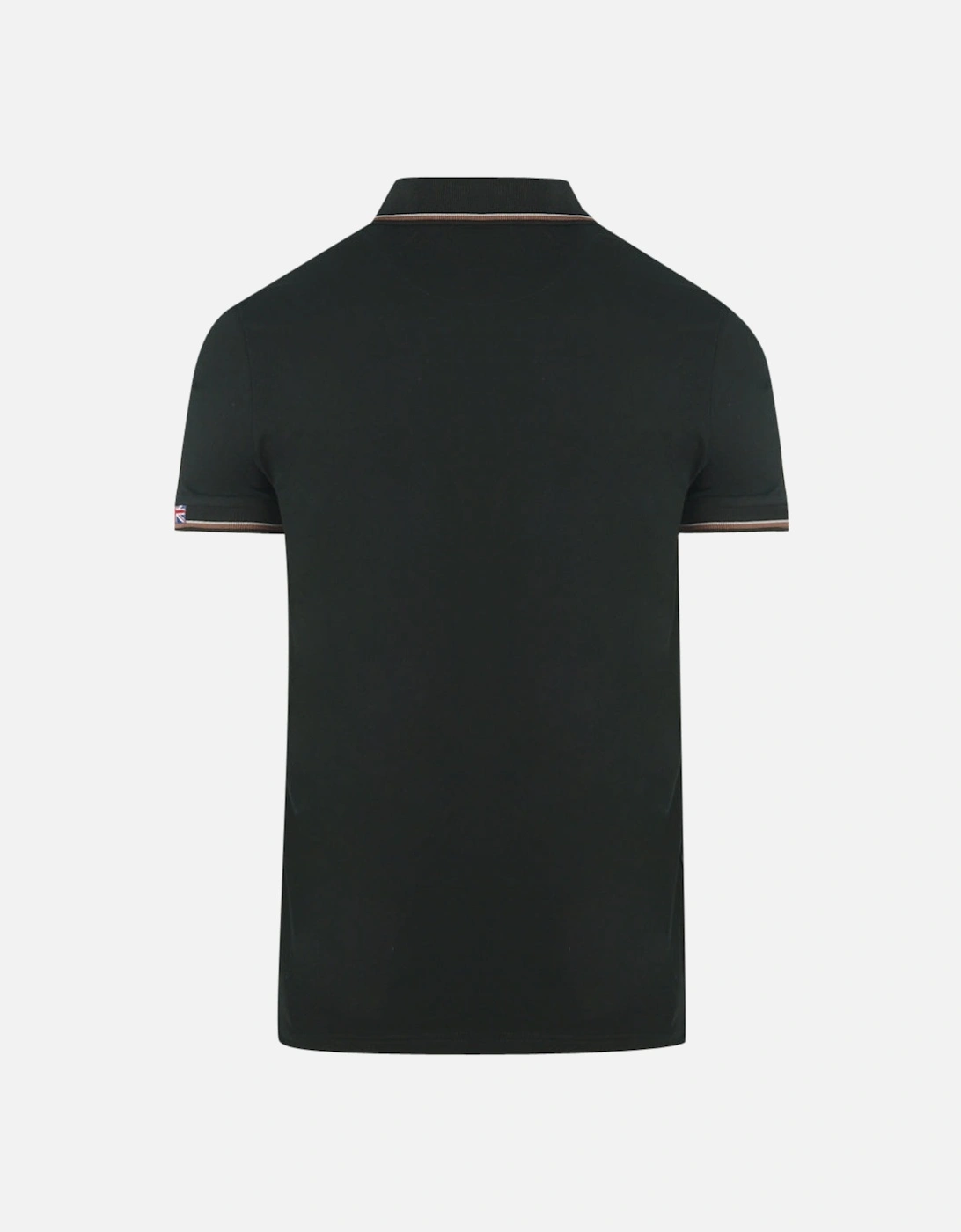A Logo Black Polo Shirt