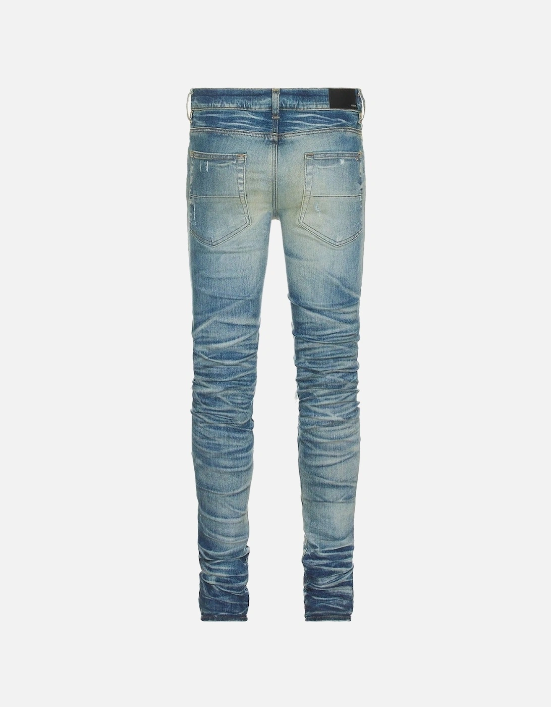 MX1 Bleached MA Honery Comb Indigo Blue Jeans