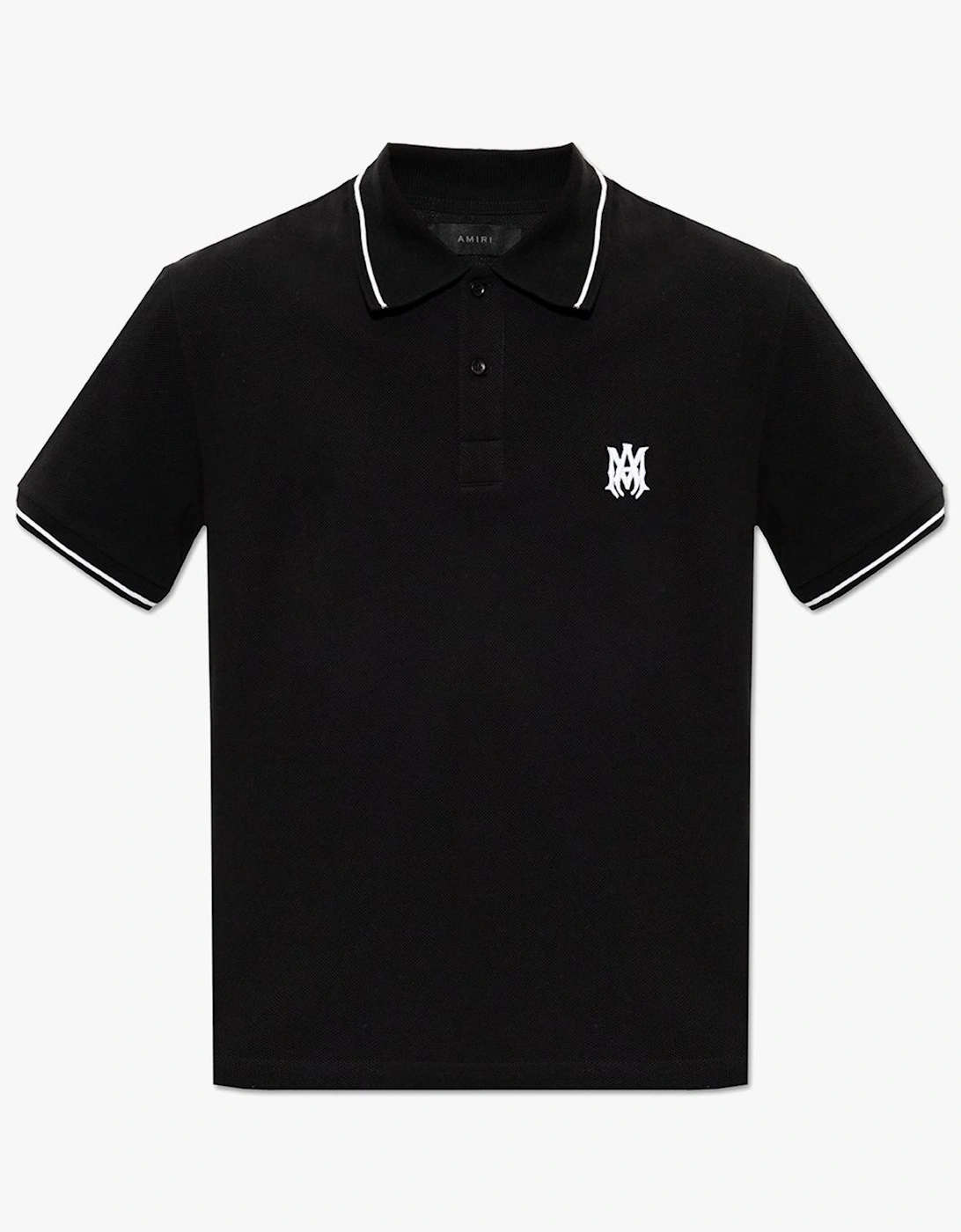 SOLID SHORT SLEEVE MA LOGO POLO BLACK, 4 of 3