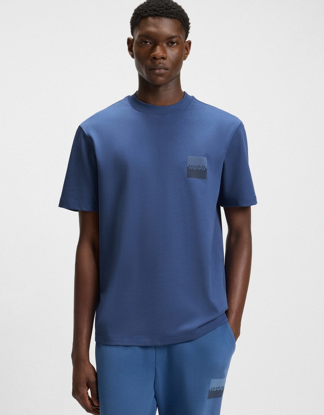 HUGO Dusplito T-Shirt 427 Medium Blue