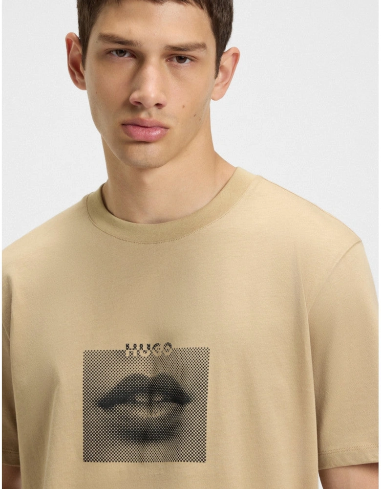 HUGO Deterni T-Shirt 269 Medium Beige