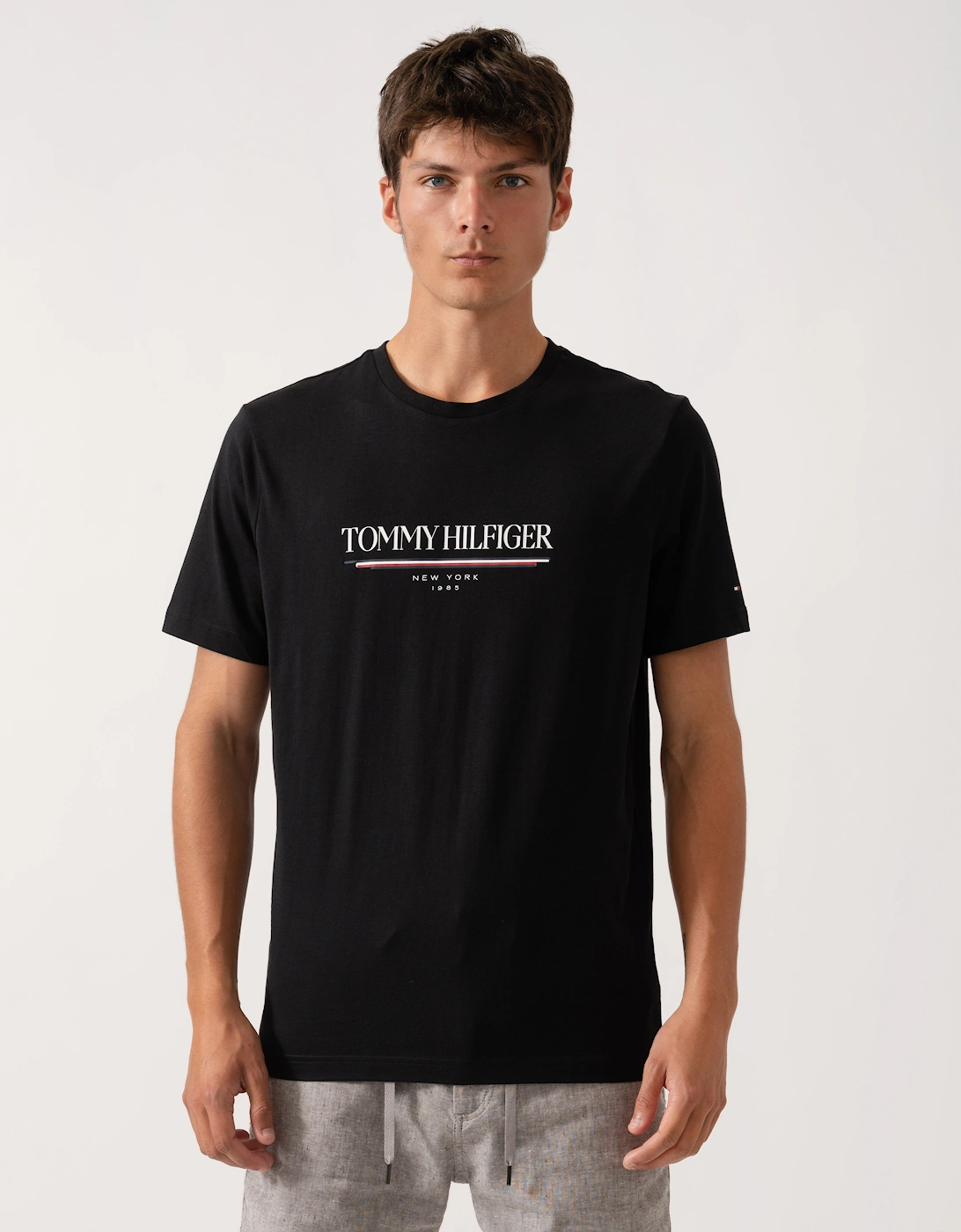 Brand Love Hilfiger Mens Tee - Black, 2 of 1