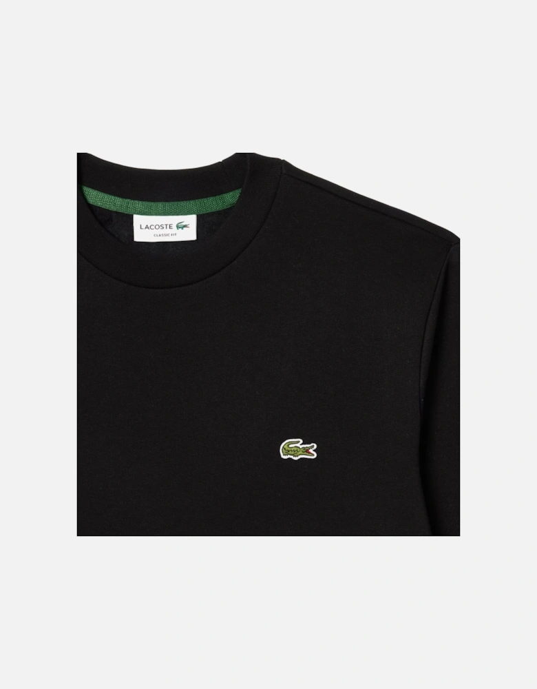 Black Fleece Crew Neck Sweatshirt