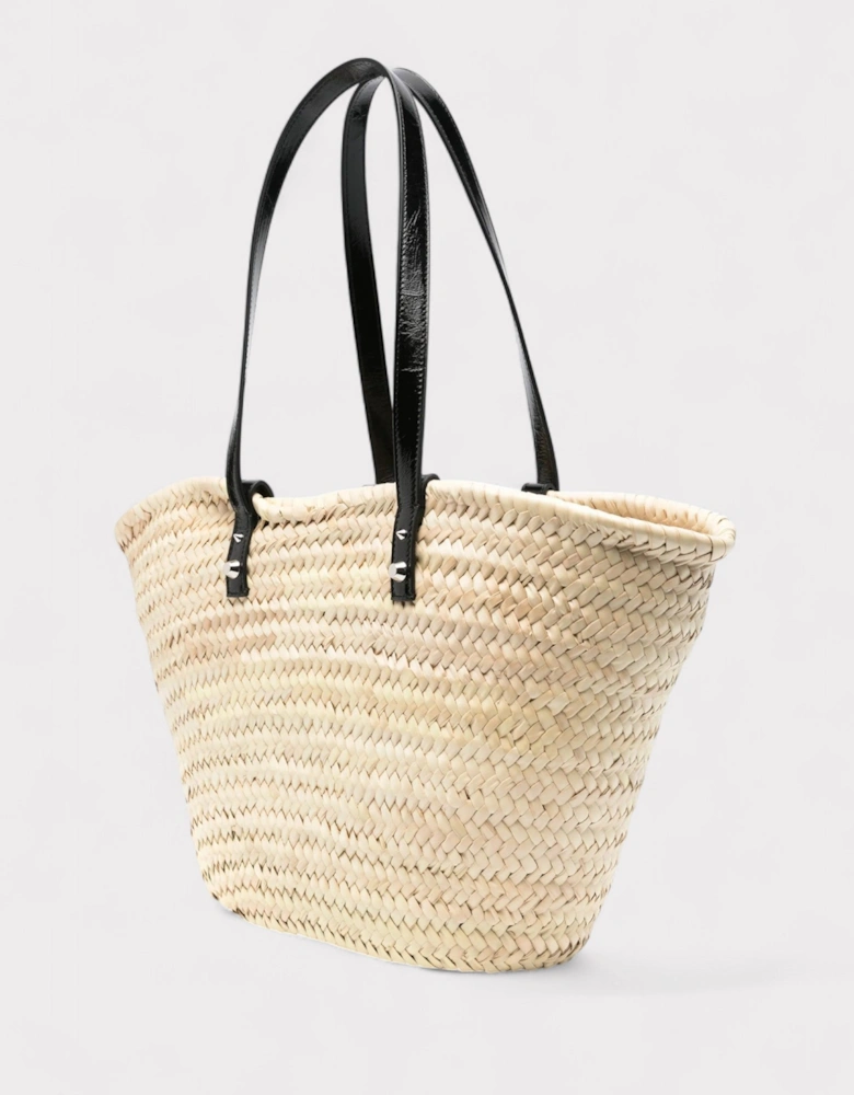 Bucket Bag Beige Black