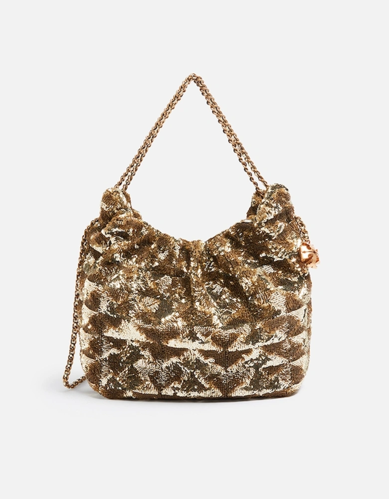 Fleming Sequinned Mini Hobo Bag