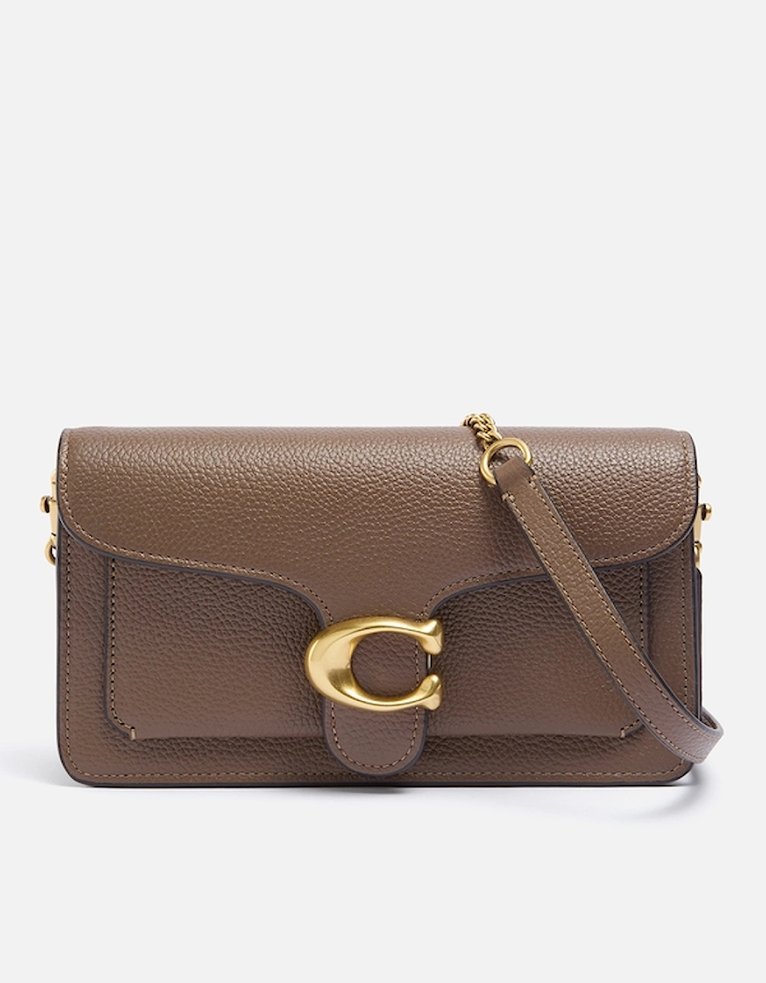 Tabby Chain Leather Clutch Bag, 2 of 1