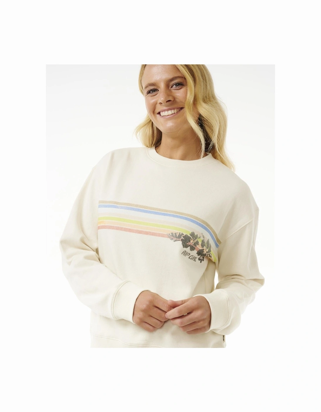 Rip Curl Womens Hoffman Relaxed Sweatshirt, 2 of 1