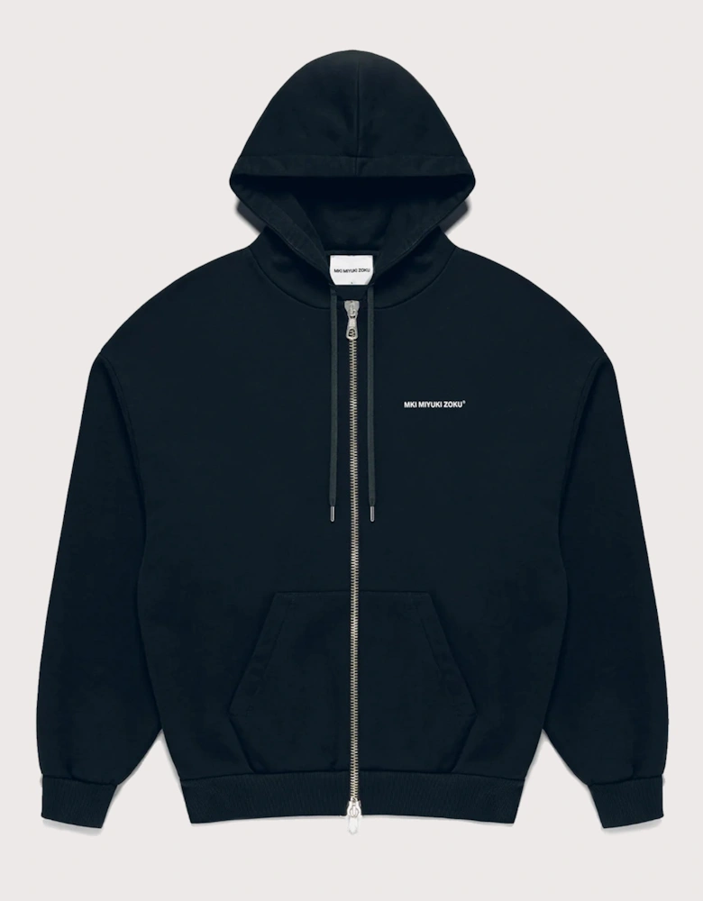 Oversized Uniform Zip Through Hoodie