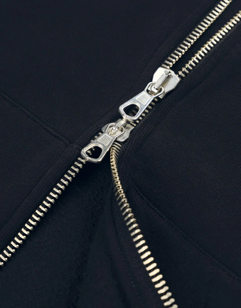 Oversized Uniform Zip Through Hoodie