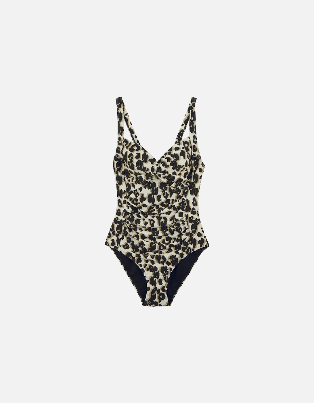 Womens/Ladies Sakari Leopard Print Tummy Control One Piece Swimsuit, 6 of 5