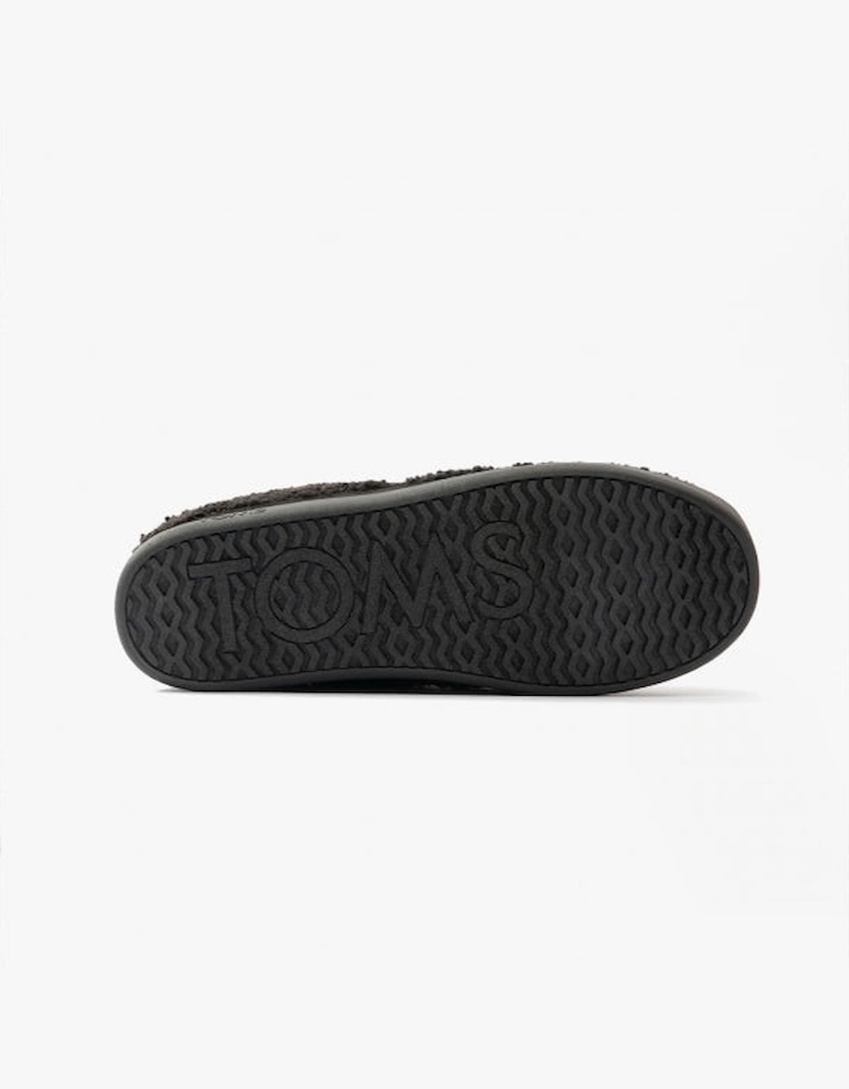 EZRA SHEARLING Womens Slippers Black