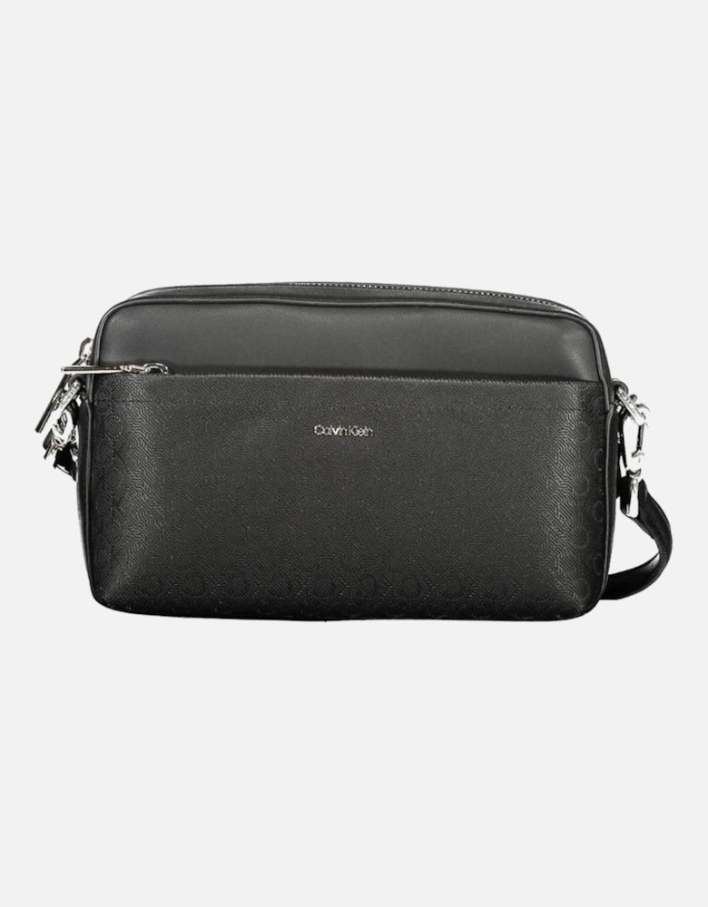 Sustainable Sophisticated Handbag with Zip Closure Women - Black