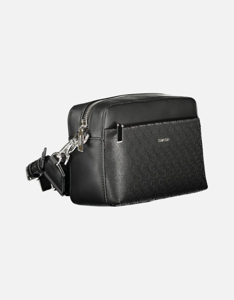 Sustainable Sophisticated Handbag with Zip Closure Women - Black