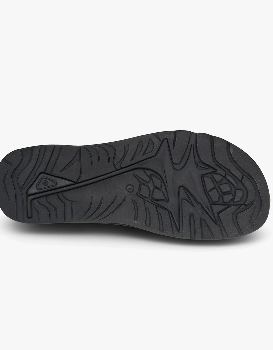 Black PU 3 Touch Fastening Adjustable Sports Sandal