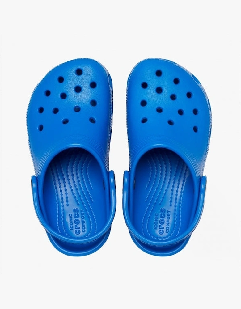 206990-4KZ CLASSIC TODDLER Clogs Blue Bolt