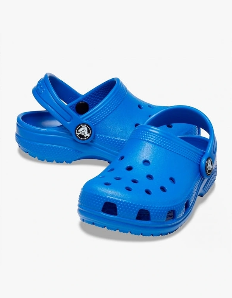 206990-4KZ CLASSIC TODDLER Clogs Blue Bolt
