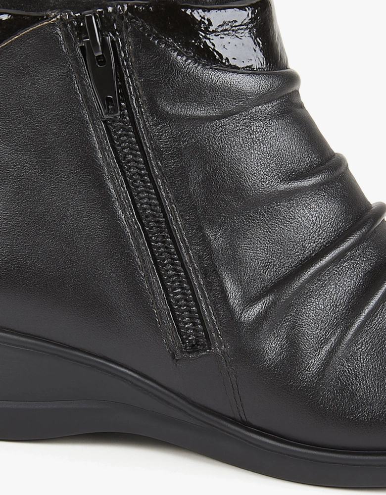 L215A Womens Ankle Boots Black