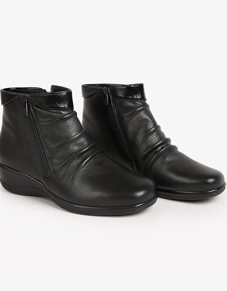 L215A Womens Ankle Boots Black