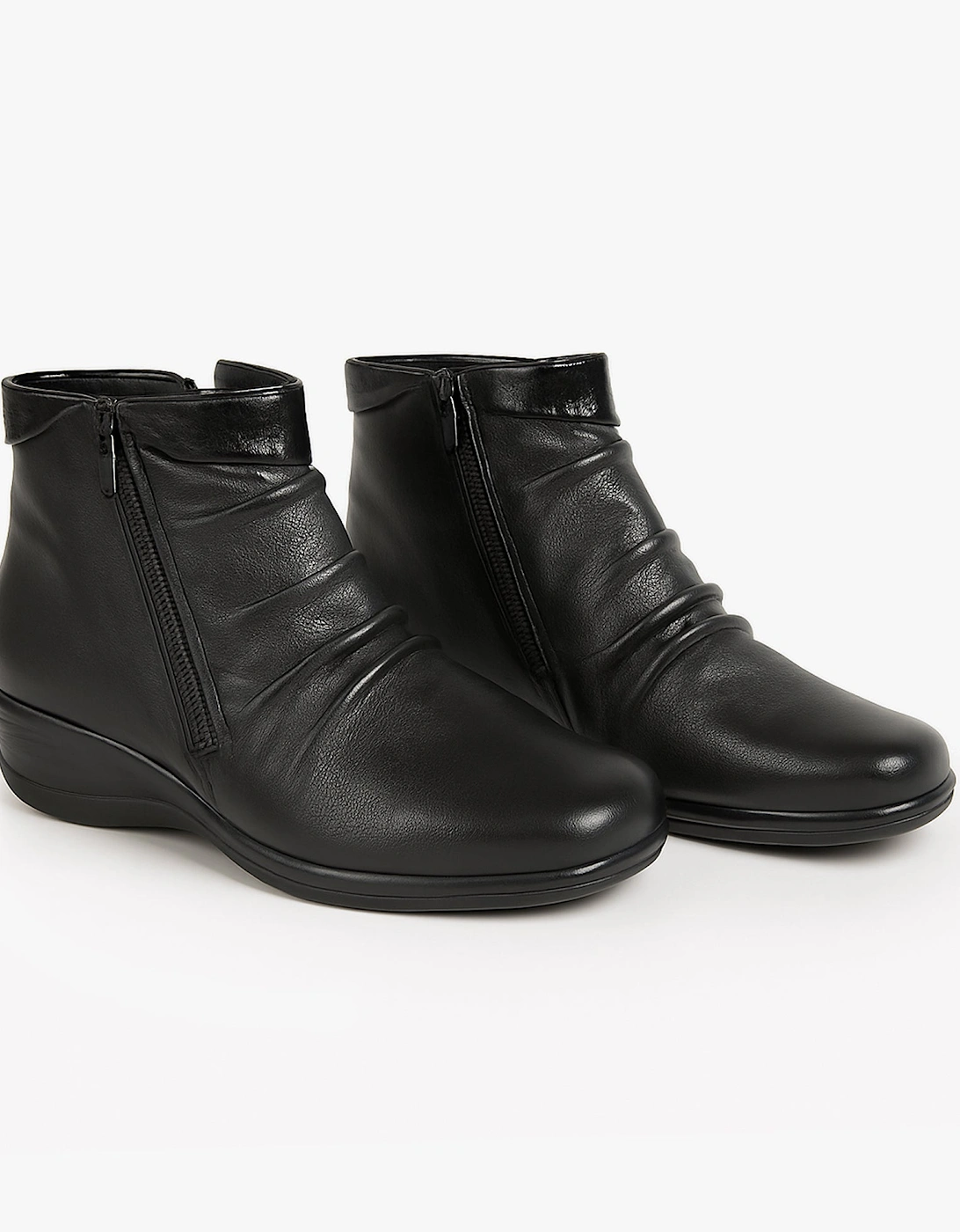 L215A Womens Ankle Boots Black